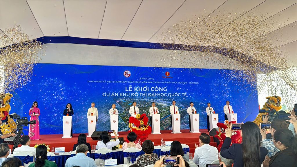 vinhomes khỏi công khu đô thị tại Hóc Môn